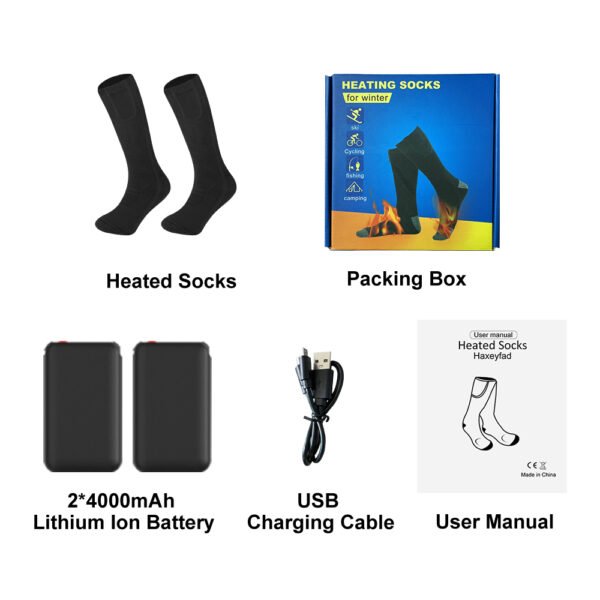 Heated socks